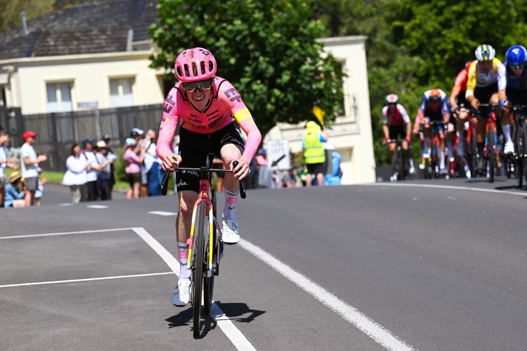 Archie Ryan (EF Education-Easypost) attacks