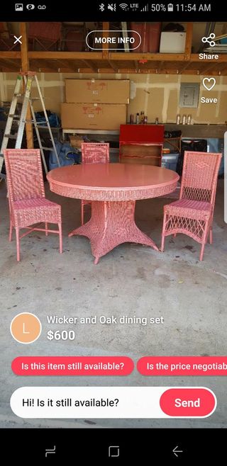 Get yourself a new patio set without having to set up a creepy meeting.