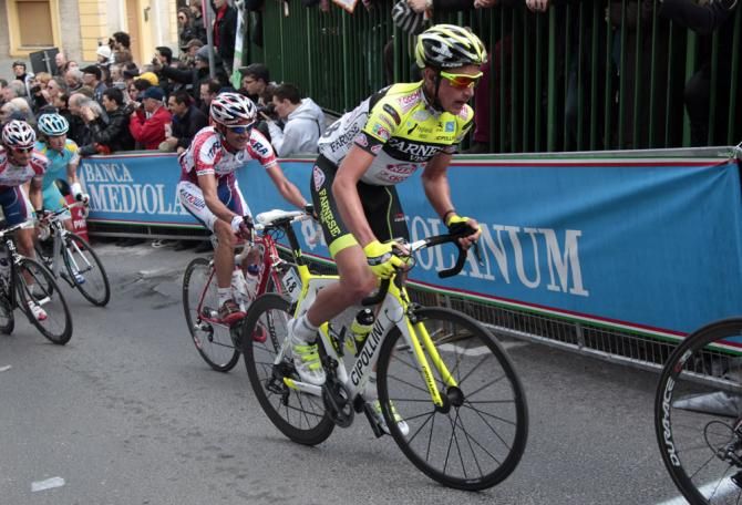 Patrik Sinkewitz (Farnese Vini) in action during the 2011 edition of Tirreno-Adriatico