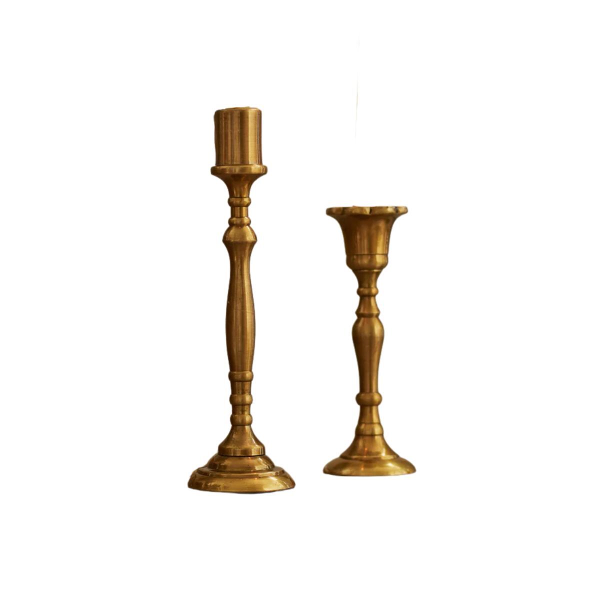 Brass candlesticks