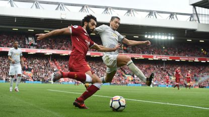 Mohamed Salah Manchester United vs Liverpool Premier League