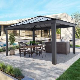 Palram - Canopia 14' X 14' Dallas Aluminium Gazebo