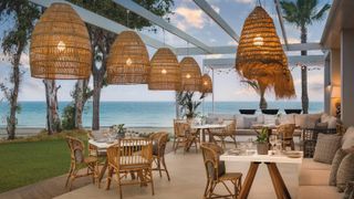An image of the Beach Club restaurant at Ikos Andalusia