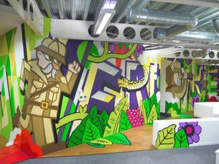 Neoscreative office mural