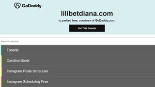 Lilibetdiana.com on GoDaddy