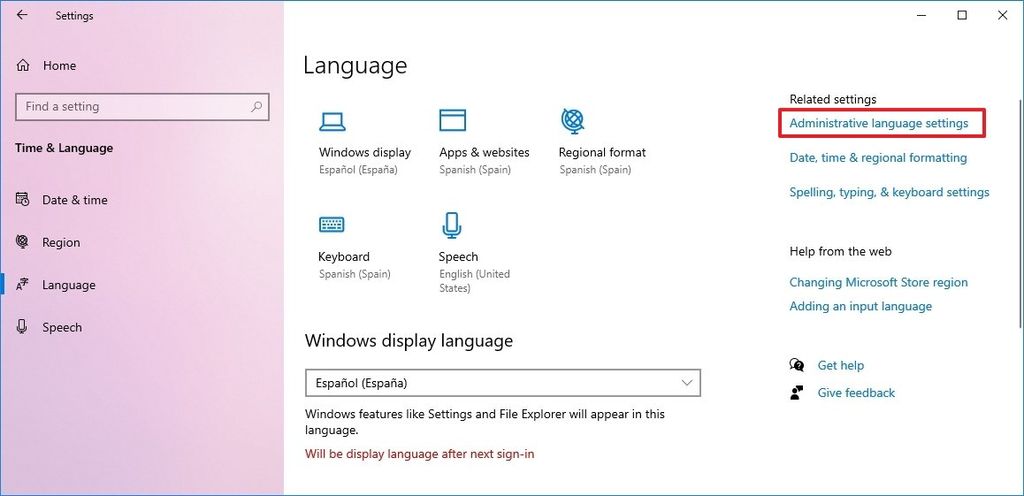 How to change system language on Windows 10 | Windows Central