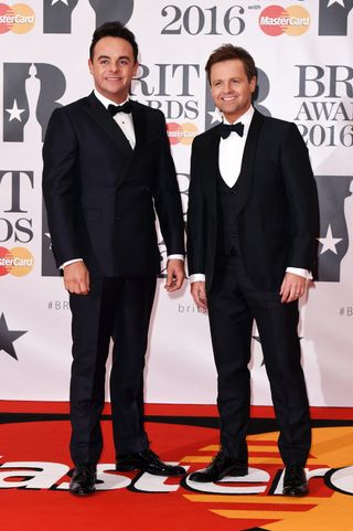 Ant And Dec At The Brit Awards 2016