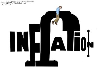 Editorial Cartoon U.S. inflation