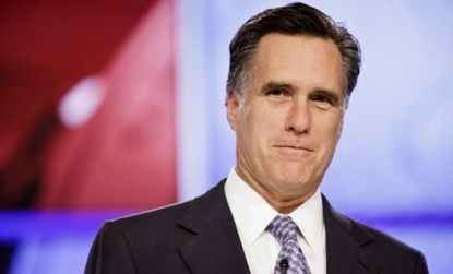 GOP Presidential frontrunner Mitt Romney
