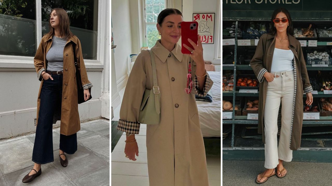 Influencers wearing Sezane Clyde Trench