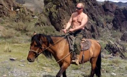 Putin on a horse