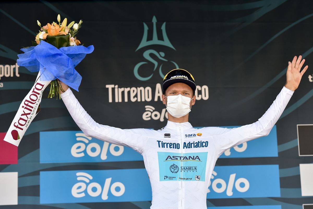 Tirreno Adriatico 2020 55a Edition 6th stage Castelfidardo Senigallia 171 km 12092020 Aleksandr Vlasov RUS Astana Pro Team photo Tommaso PelagalliBettiniPhoto2020