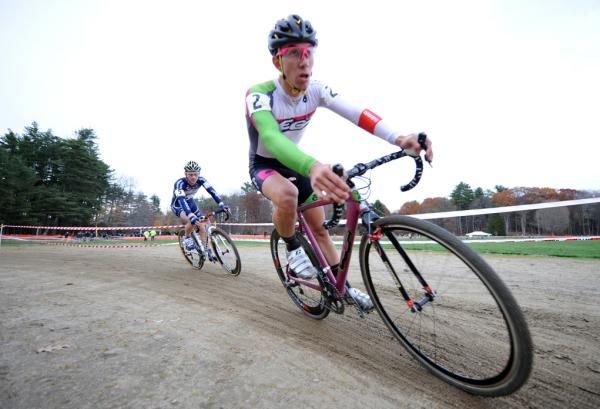 In a replay of Saturday, Damiani and Keough at the front.