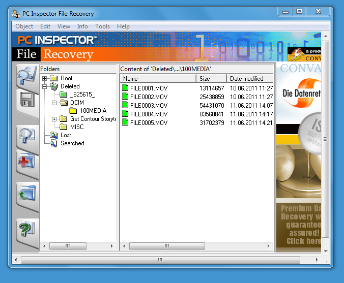 Step 6: Sort through the potentially recoverable files