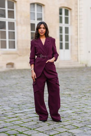 Burgundy tailoring trend