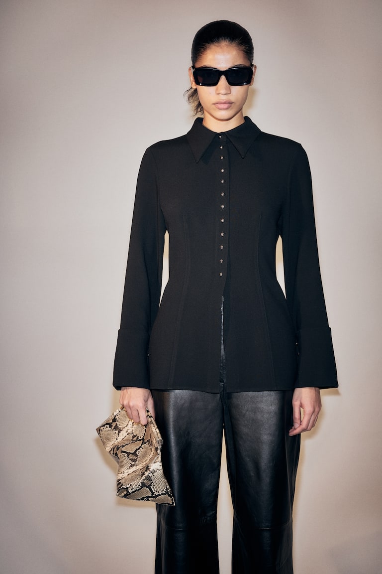 Defined-Waist Shirt