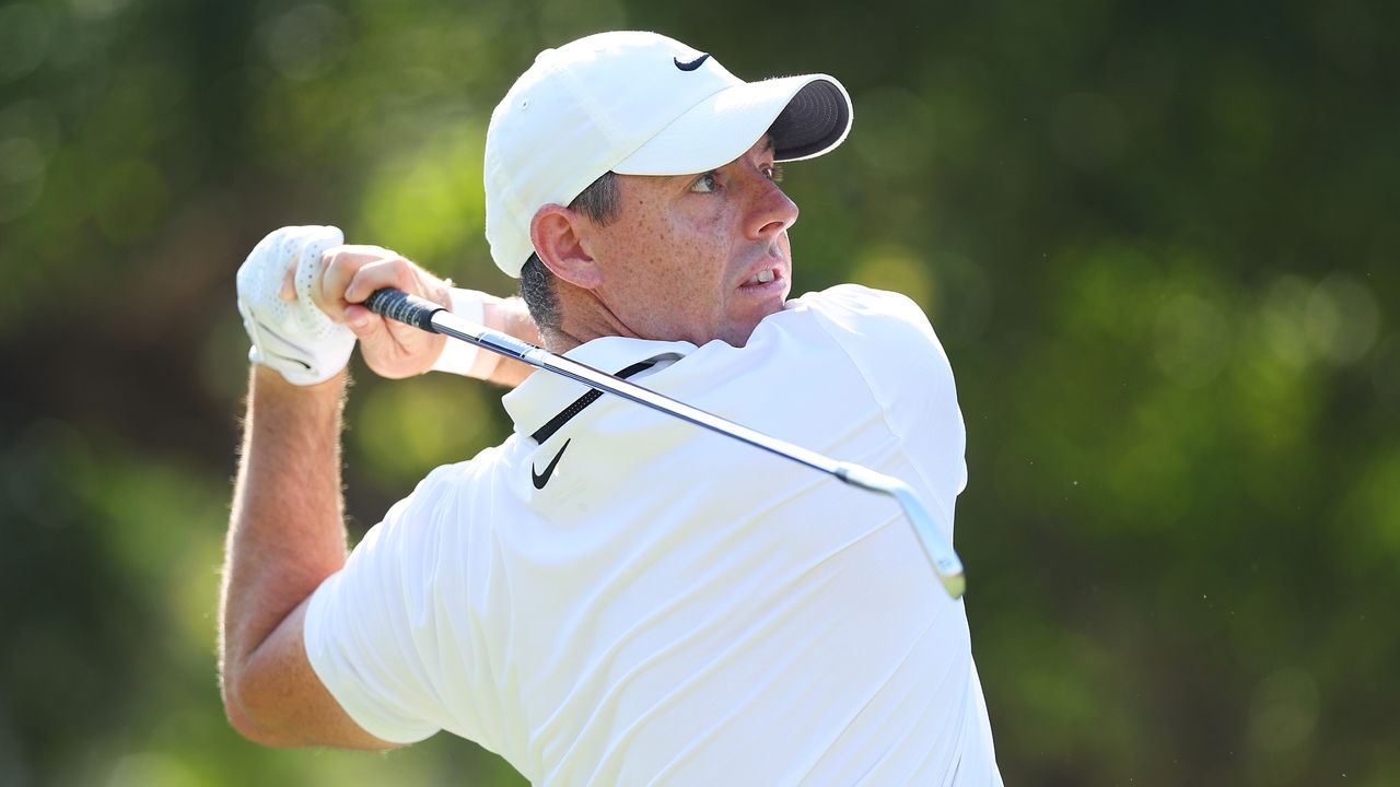 Rory McIlroy during the DP World Tour Championship at Dubai