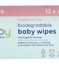 Boots Baby Fragrance Free Biodegradable soft baby wipes (12x64 pack) - £8 | Boots