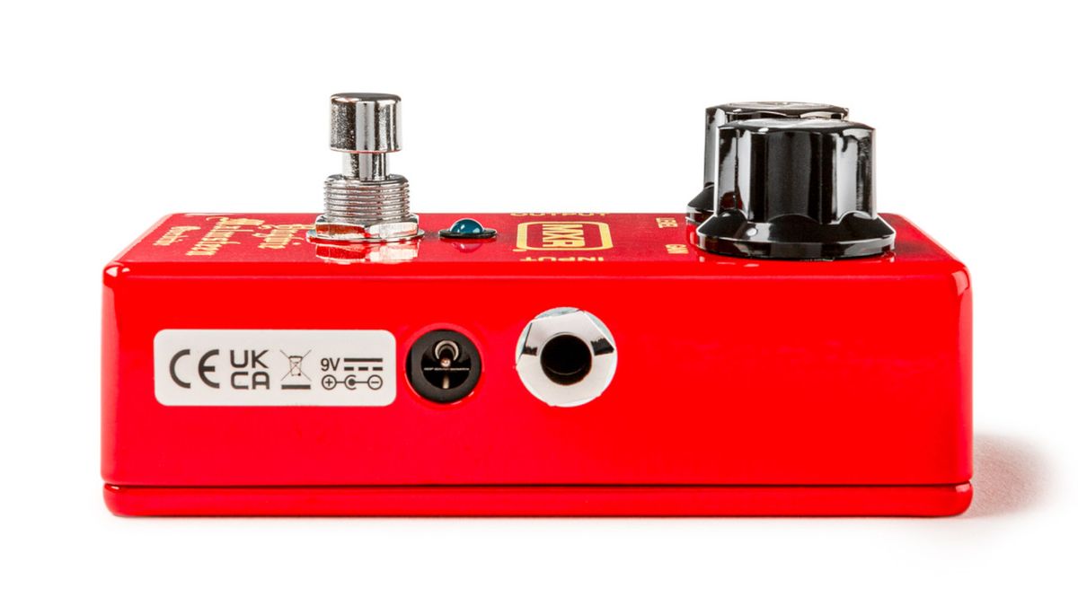 MXR Yngwie Malmsteen Overdrive pedal, right profile view