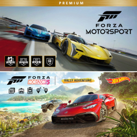 Forza Motorsport (2023) and Forza Horizon 5 Premium Editions Bundle — Buy at Microsoft Store (Xbox &amp; PC)