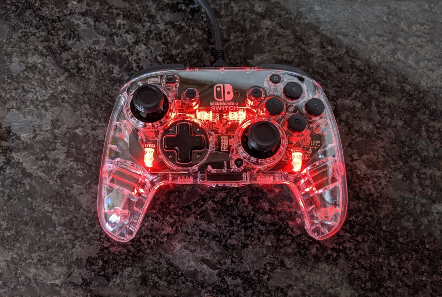 Switch pro shop controller afterglow