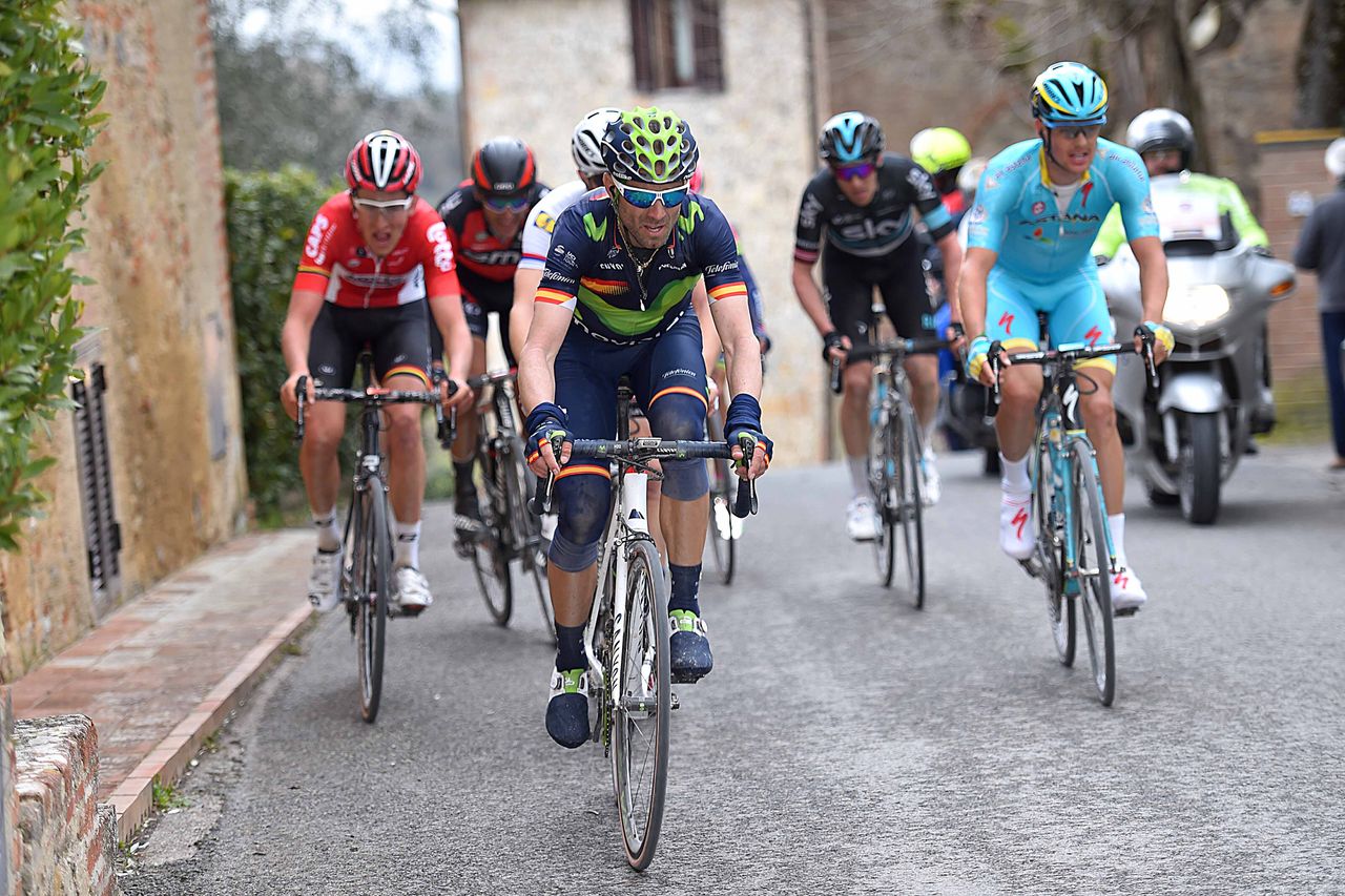 Alejandro Valverde in the peloton