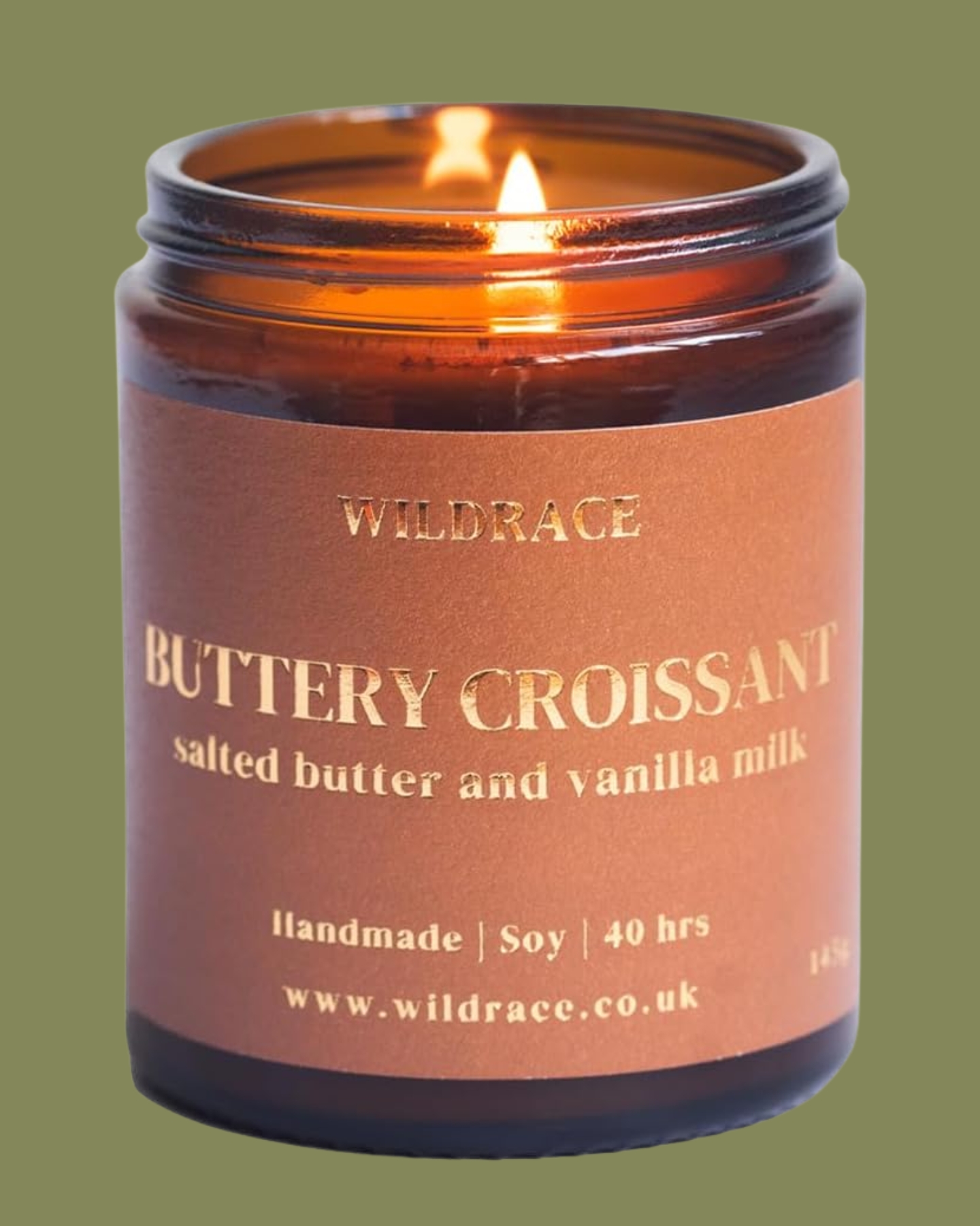 Wild Race, Buttery Croissant Scented Candle | Luxury 