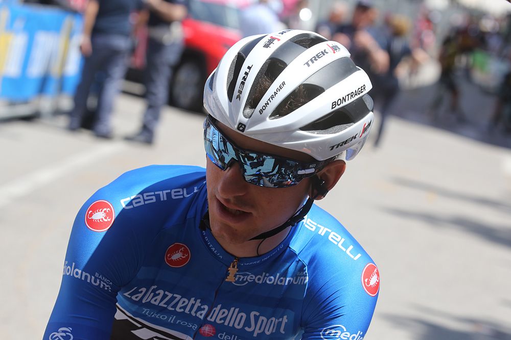 Giulio Ciccone (ITA - Trek - Segafredo) leads the mountain classification ahead of stage 19 of the Giro d'Italia