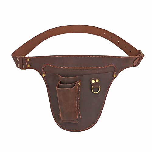 Tourbon Leather Tool Belt Gardener Florist Farmer Tools Holster Waist Pouch