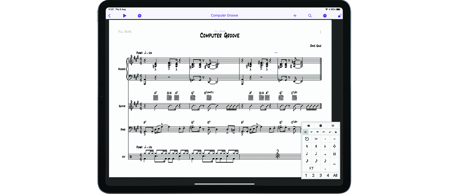 Music Notation App – Sibelius for Mobile – Avid, playscores