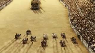 Chariot racers in Those About to Die episode 1