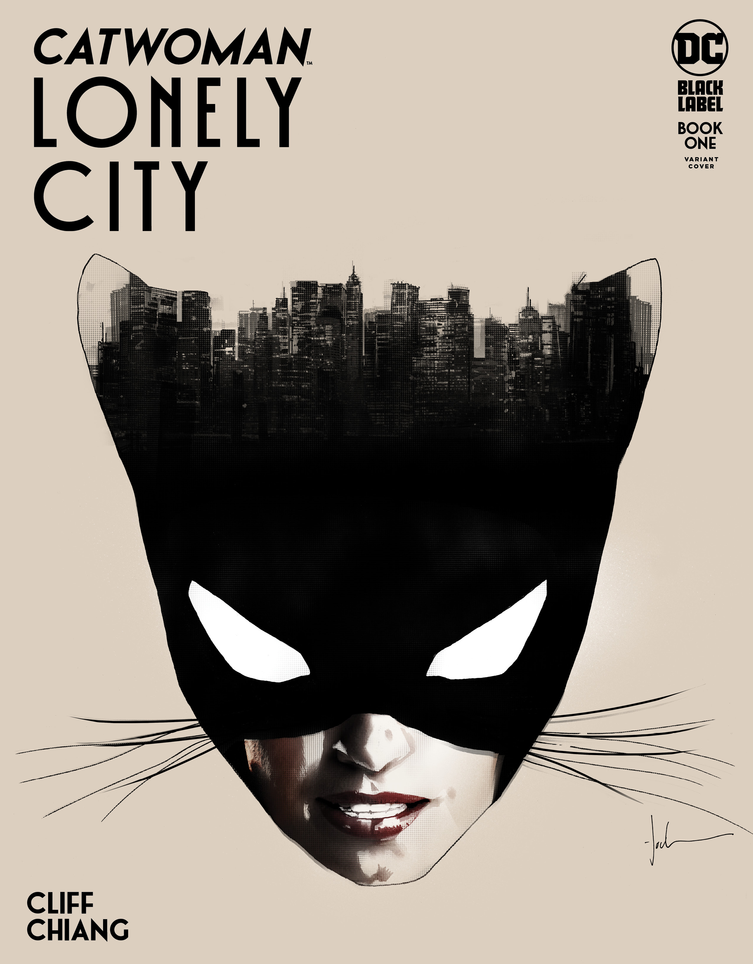 Catwoman: Lonely City #1 varyant kapağı