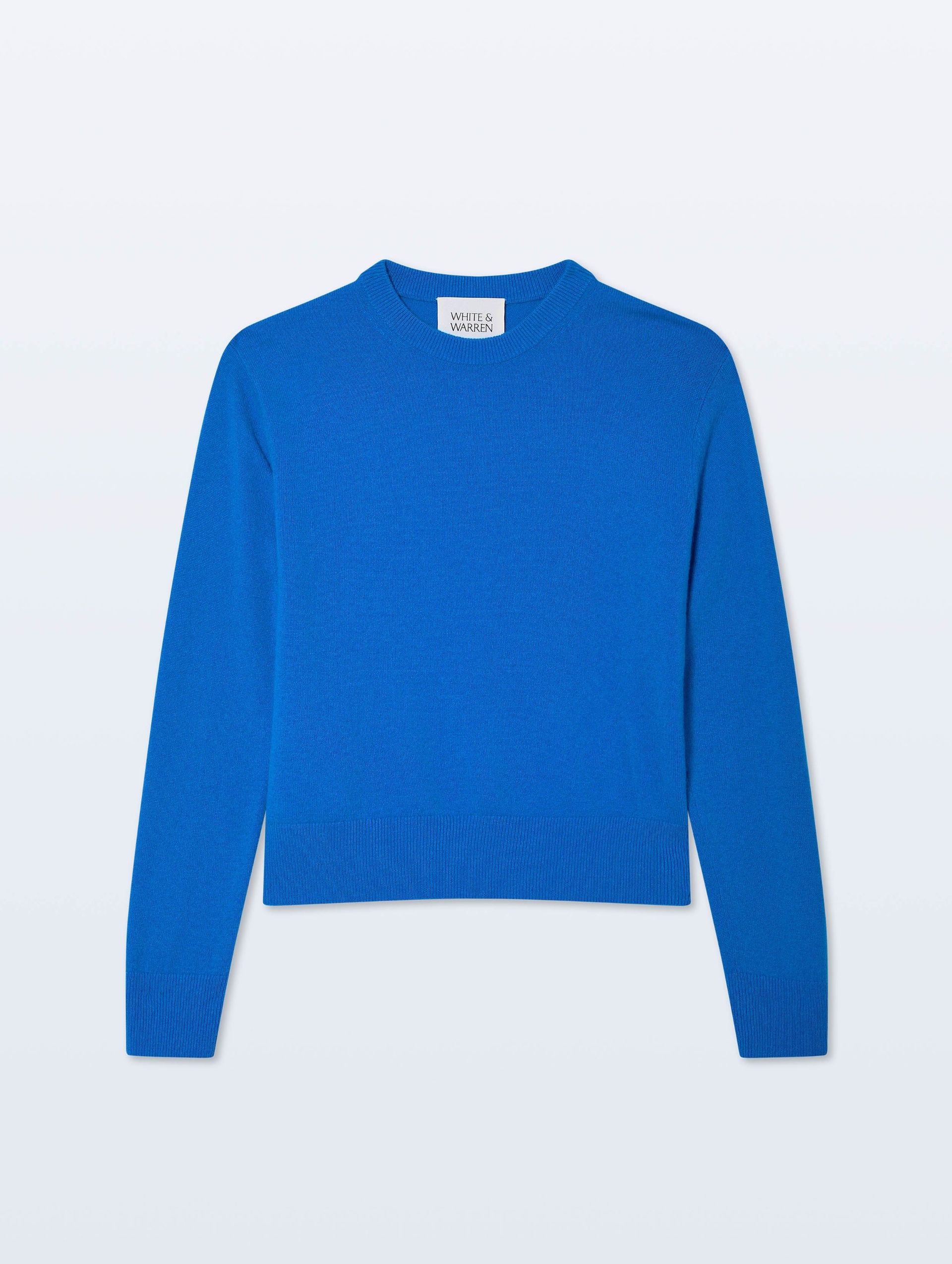 Cashmere Crew | Bright Azure