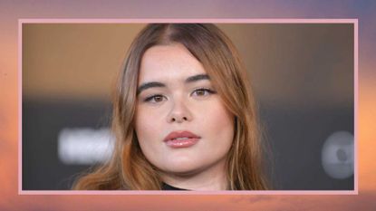Barbie Ferreira attends the HBO Max FYC event for "Euphoria" at Academy Museum of Motion Pictures on April 20, 2022 in Los Angeles, California, against a brown background