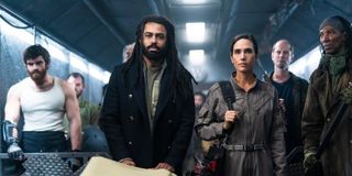 Daveed Diggs and Jennifer Connelly on Snowpiercer