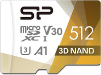 Silicon Power 512GB microSD card | UHS Class 3 (U3 A1) | 100 MB/s read | 80MB/s write |$39.99$26.25 at Amazon (save $13.74)