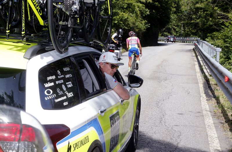 Igor Tinkov watches Alberto Contador in his element