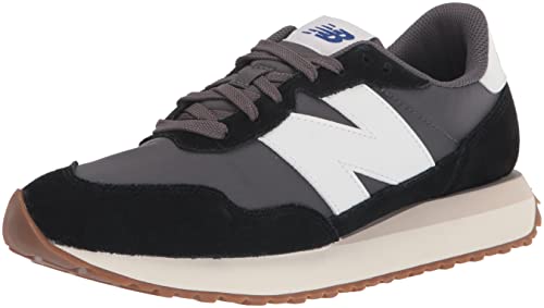 New Balance Men's 237 V1 Sneaker, Black/magnet/gum, 9