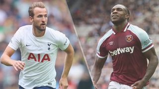 Harry Kane of Tottenham Hotspur and Michail Antonio of West Ham United could both feature in the Tottenham vs West Ham live stream