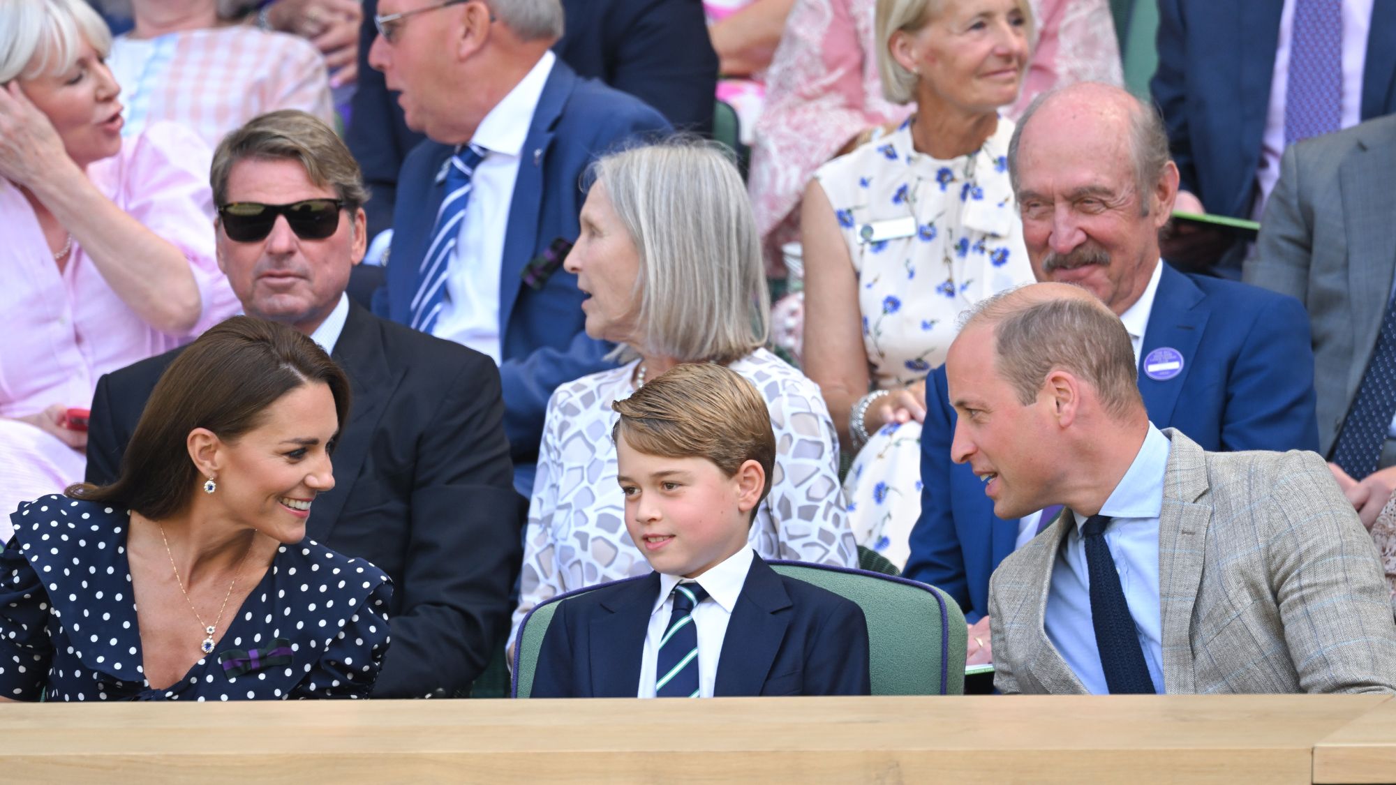 The Prince and Princess of Wales attend Wimbledon with Prince George