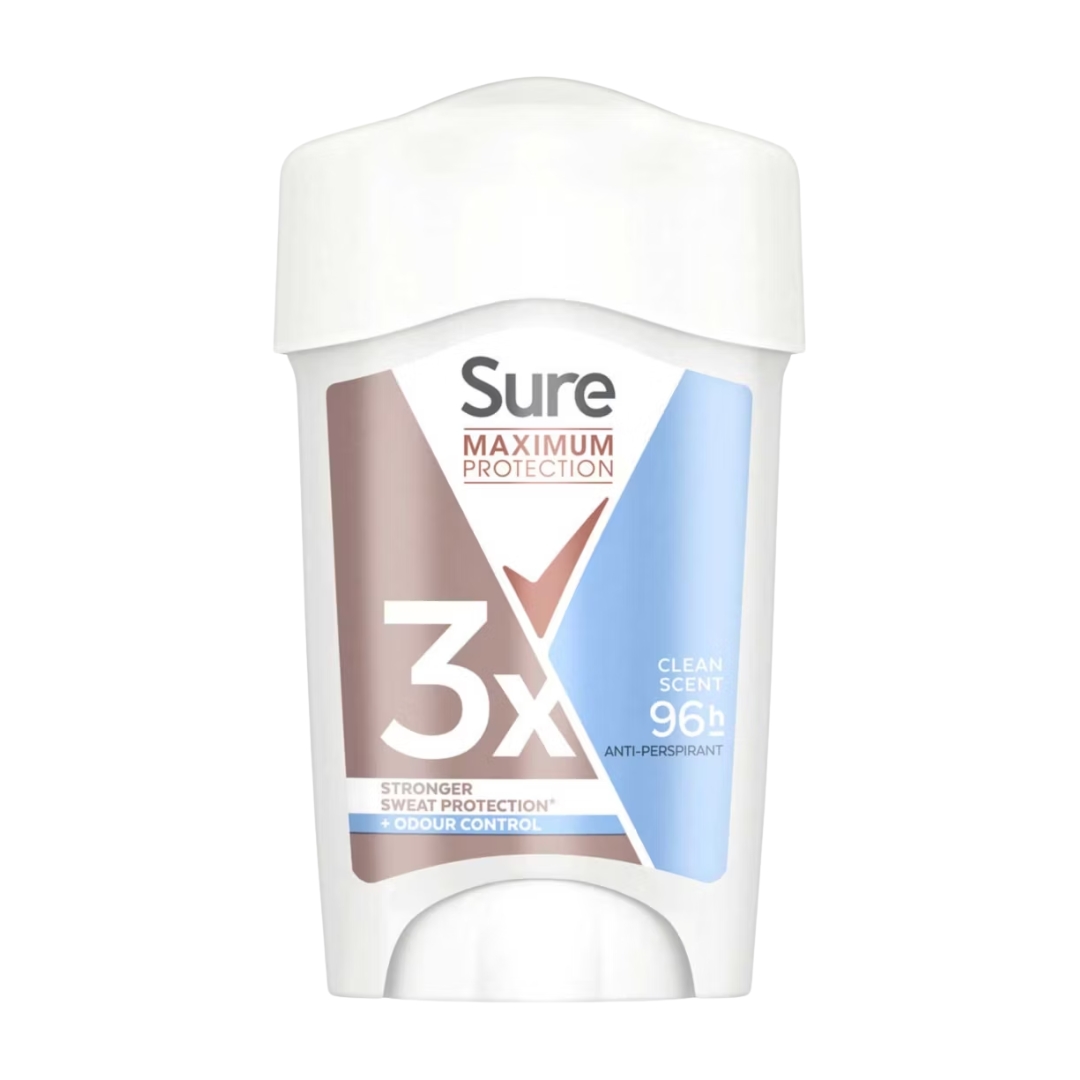 Sure Women Maximum Protection Antiperspirant Cream Clean Scent