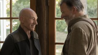 Uno screenshot dalla nuova serie Picard che sarà disponibile su Amazon Prime Video.