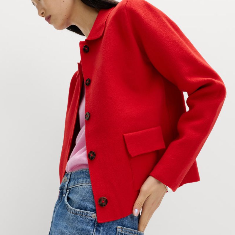 M&amp;amp;S, Air-Yarn Pocket Detail Knitted Jacket