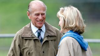 Prince Philip, Duke of Edinburgh and Penelope Knatchbull, Lady Brabourne attend day 3 of the Royal Windsor Horse Show