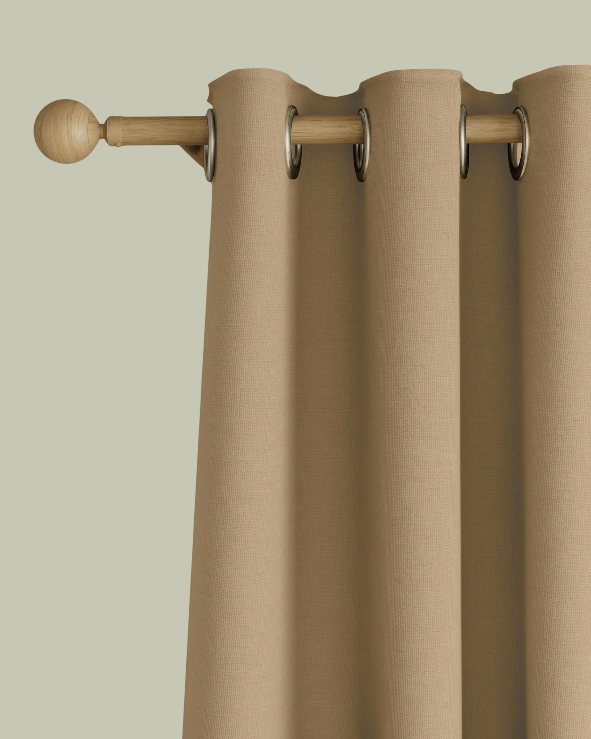 Brushed Eyelet Blackout Thermal Curtains