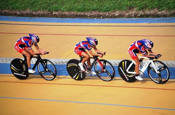 Chile in the women's team pursuit