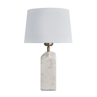 Marble Medium Ridge Table Lamp