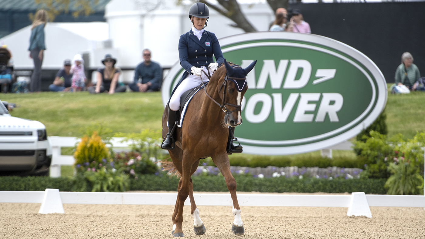Kentucky Three-Day Event dressage: Yasmin Ingham and Banzai Du Loir