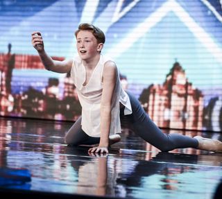 Fourteen-year-old Jack Higgins danced with "real passion" said David. And all of the judges felt it. 4 yeses.