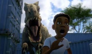 Jurassic World: Camp Cretaceous Toro chases Marcus